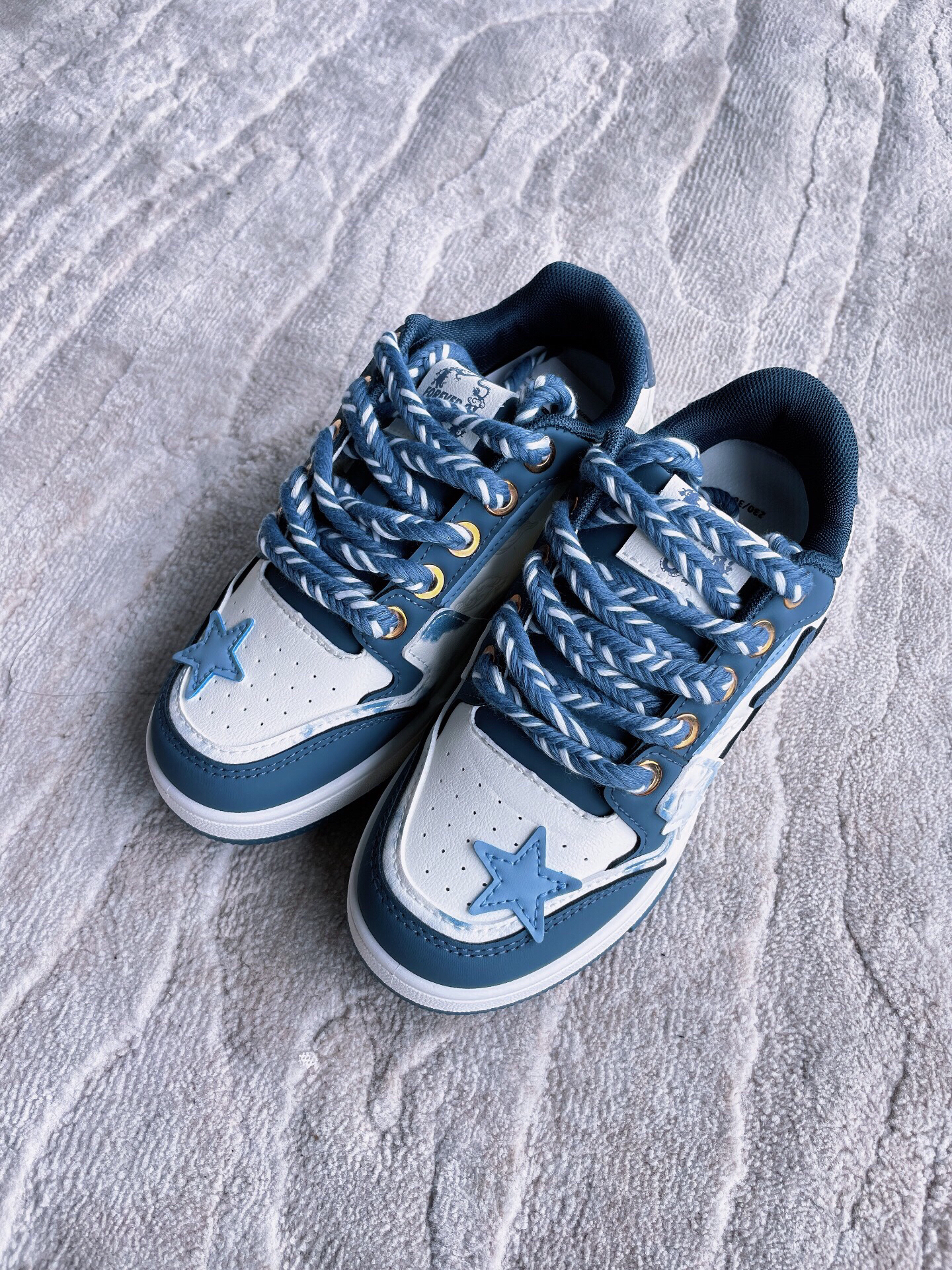 青花瓷🪐星星板鞋 小众百搭新宠👟