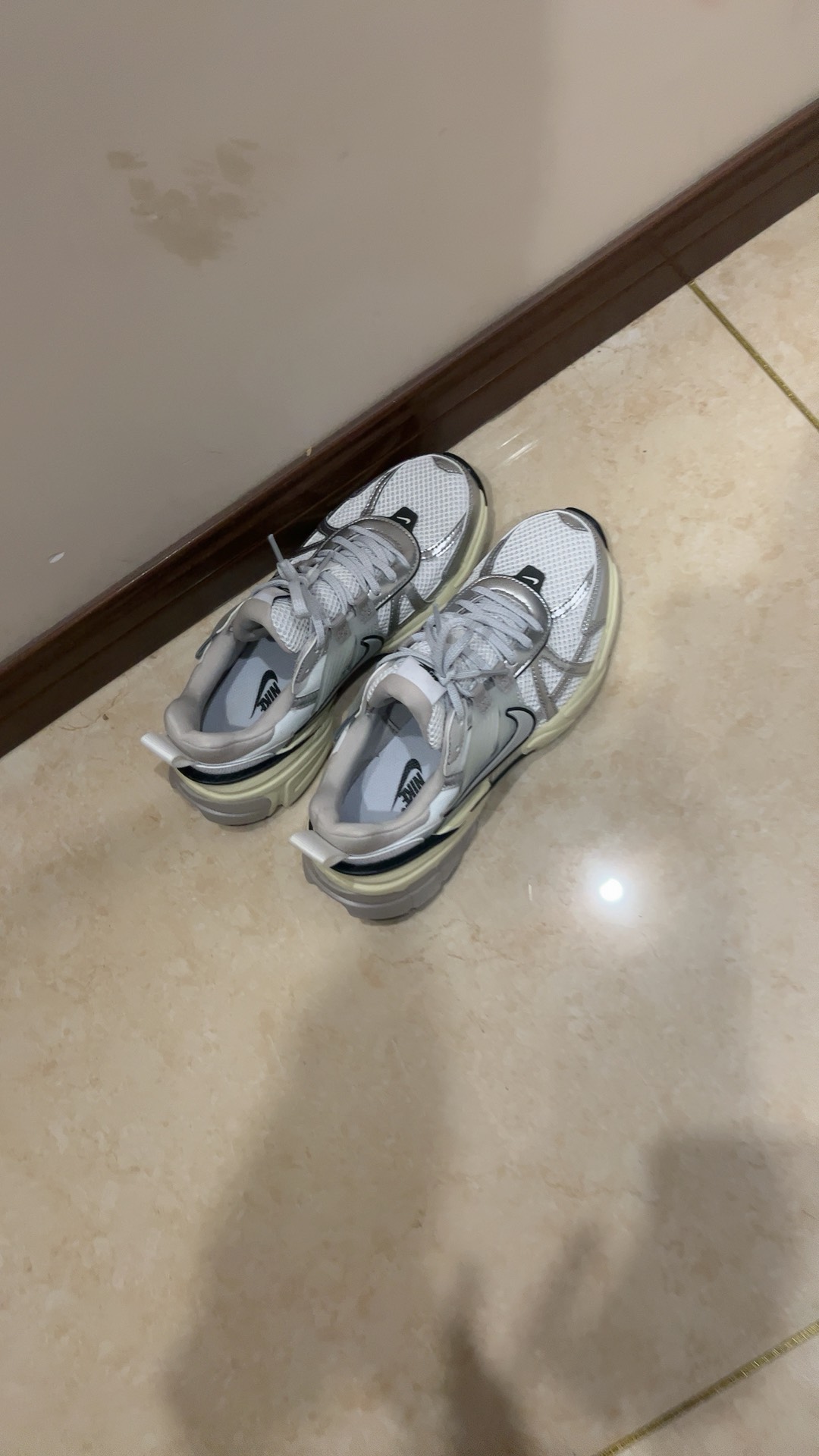 custom review-Nike V2K Run Summit White Metallic Silver Women's