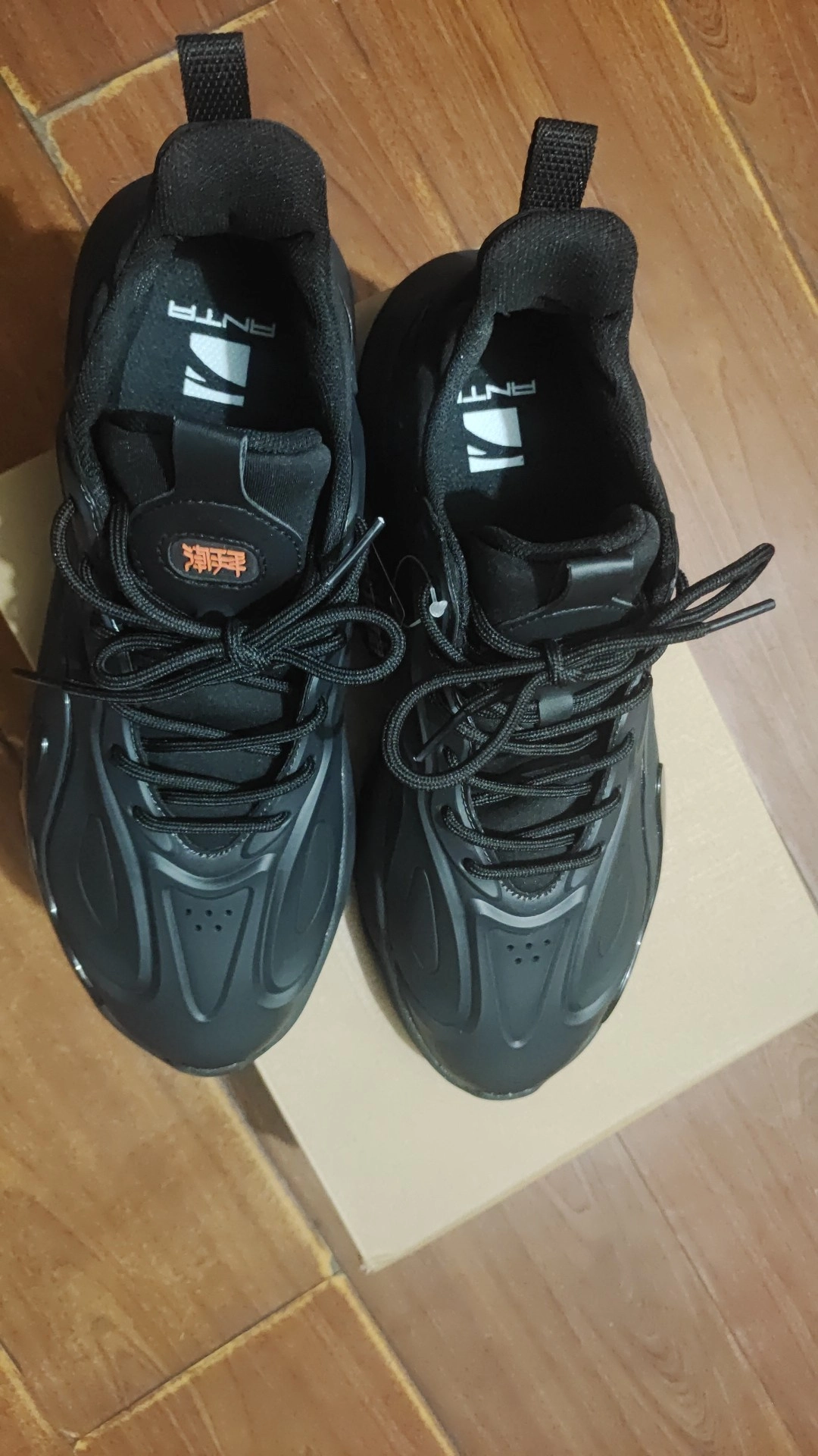 custom review-Anta Chao Worship 2.0 Cushioning Anti Slip And Wear Resistant Low Top Sports Casual Shoes Men's Black Gray