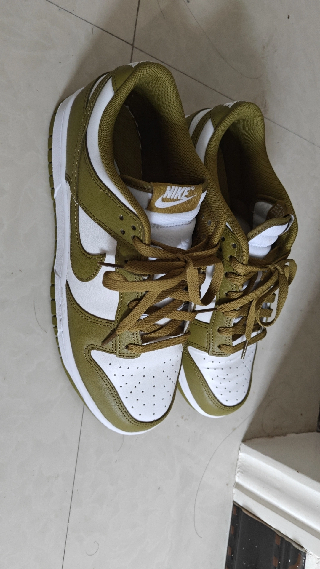 custom review-Nike Dunk 'Тихоокеанский Лесной мшистый' Slip-resistant Abrasion-resistant Low Top Скейтборд Кроссовки Мужские Зеленый Белый