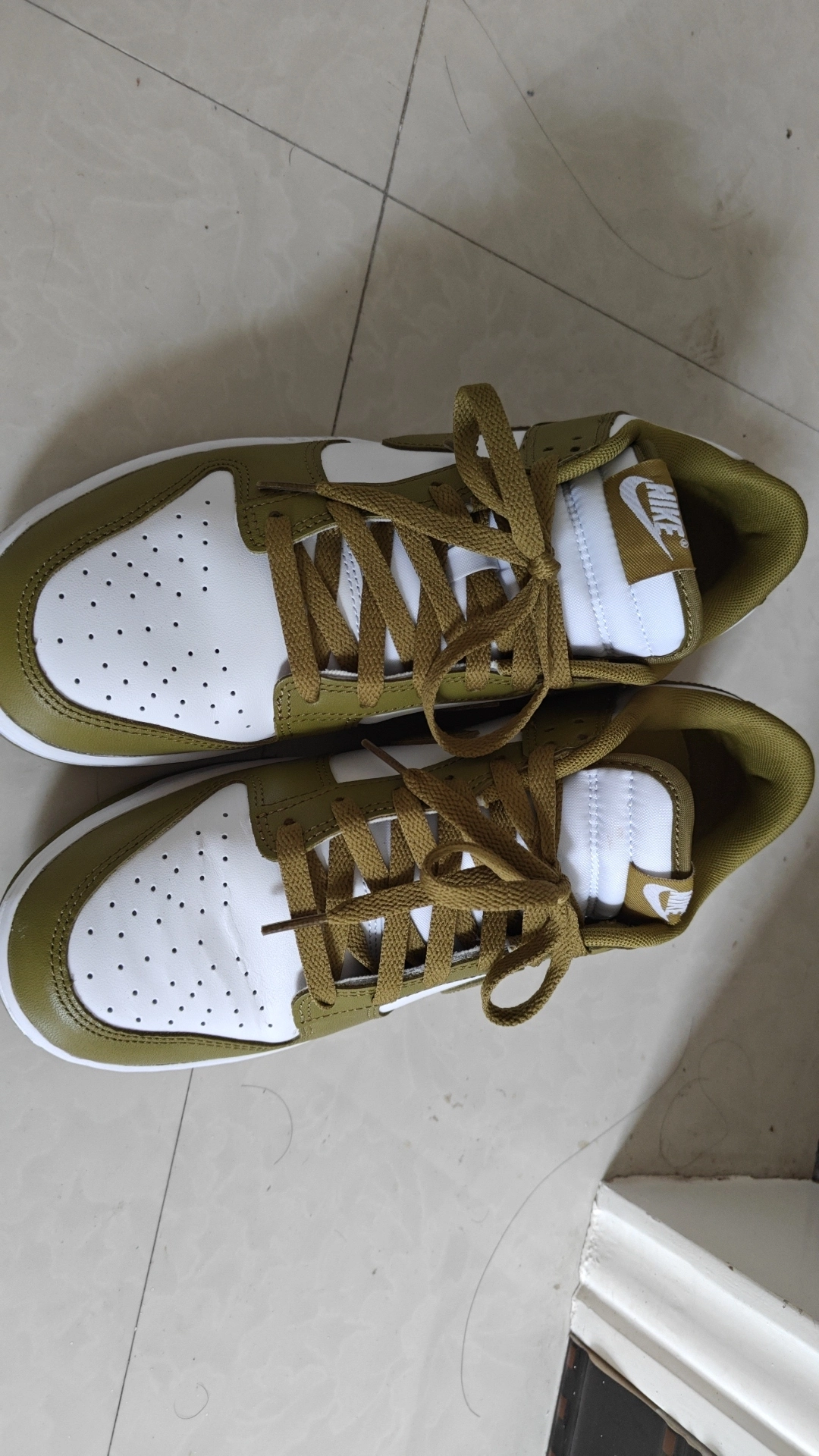 custom review-Nike Dunk 'Тихоокеанский Лесной мшистый' Slip-resistant Abrasion-resistant Low Top Скейтборд Кроссовки Мужские Зеленый Белый