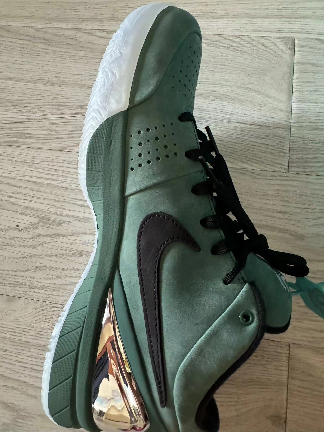 custom review-Nike Zoom Kobe 4 Slip-Resistant MID Баскетбольные кроссовки Мужские Зеленые