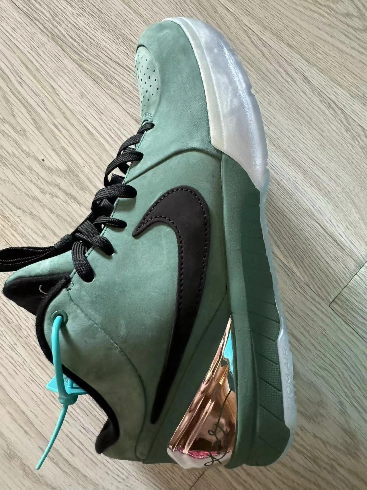 custom review-Nike Zoom Kobe 4 Slip-Resistant MID Баскетбольные кроссовки Мужские Зеленые