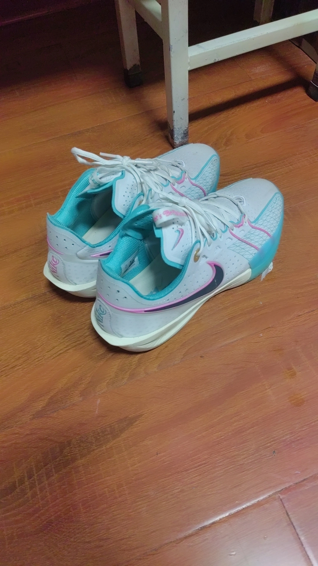 custom review-Nike Air Zoom GT Cut 3 EP 'White Pink Teal'