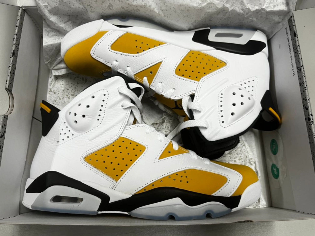 custom review-Jordan Air Jordan 6 'Желтый охристый' MID Топ Винтажные баскетбольные кроссовки Мужской Белый желтый