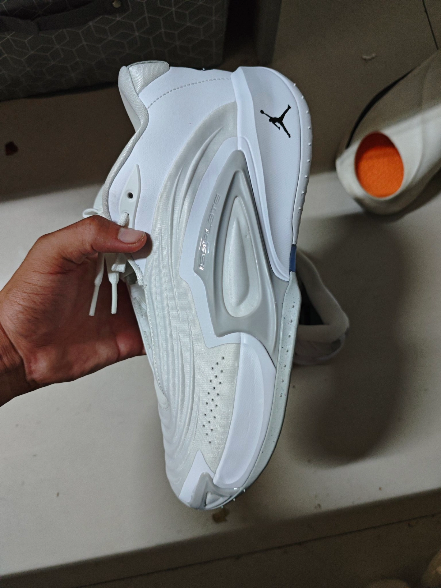 custom review-Джордан Luka 3 Амортизаторы Shock противоскользящие устойчивые к истиранию низкий топ баскетбольных кроссовок мужской белый