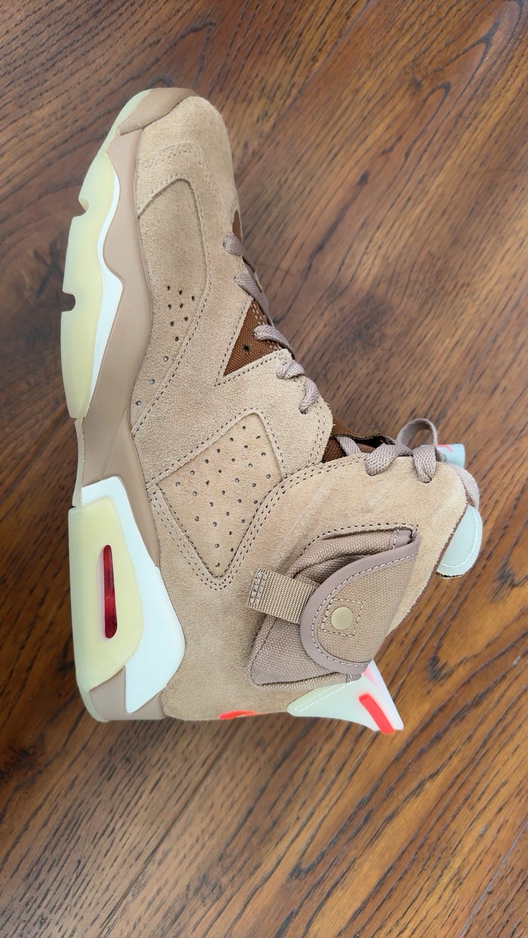 custom review-Jordan 6 Retro Travis Scott British Khaki
