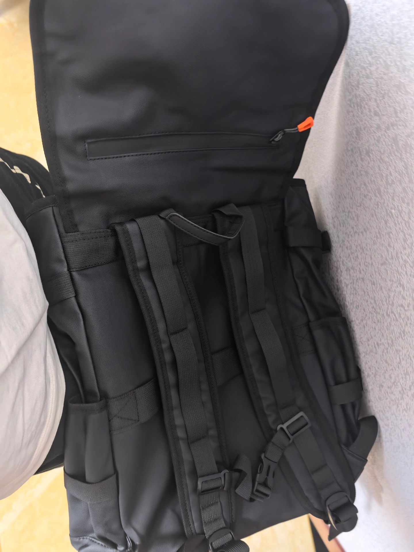 custom review-WHEELY BABY+ Нейлоновый 16-дюймовый ноутбук Рюкзак Стандартный (Стандартный) Мужской Черный Серый