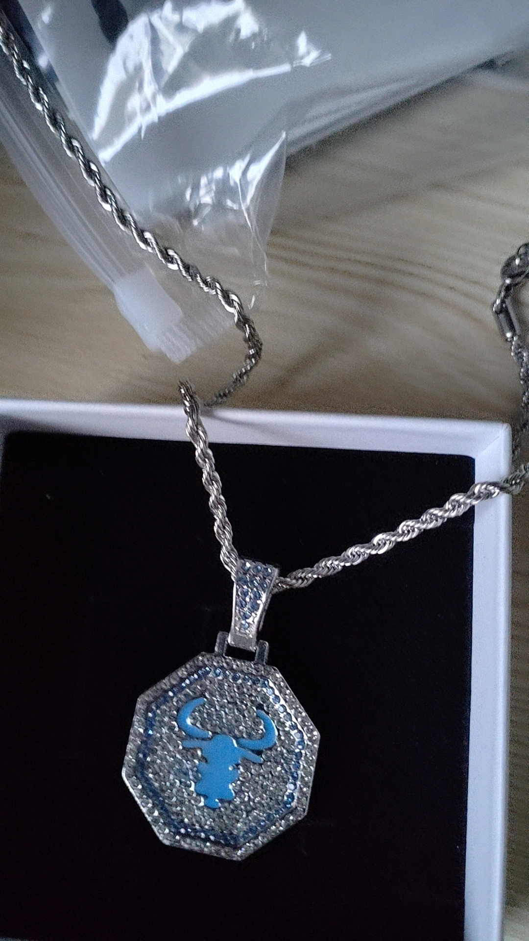 custom review-MISS TOOYA Титановые стальные ожерелья унисекс