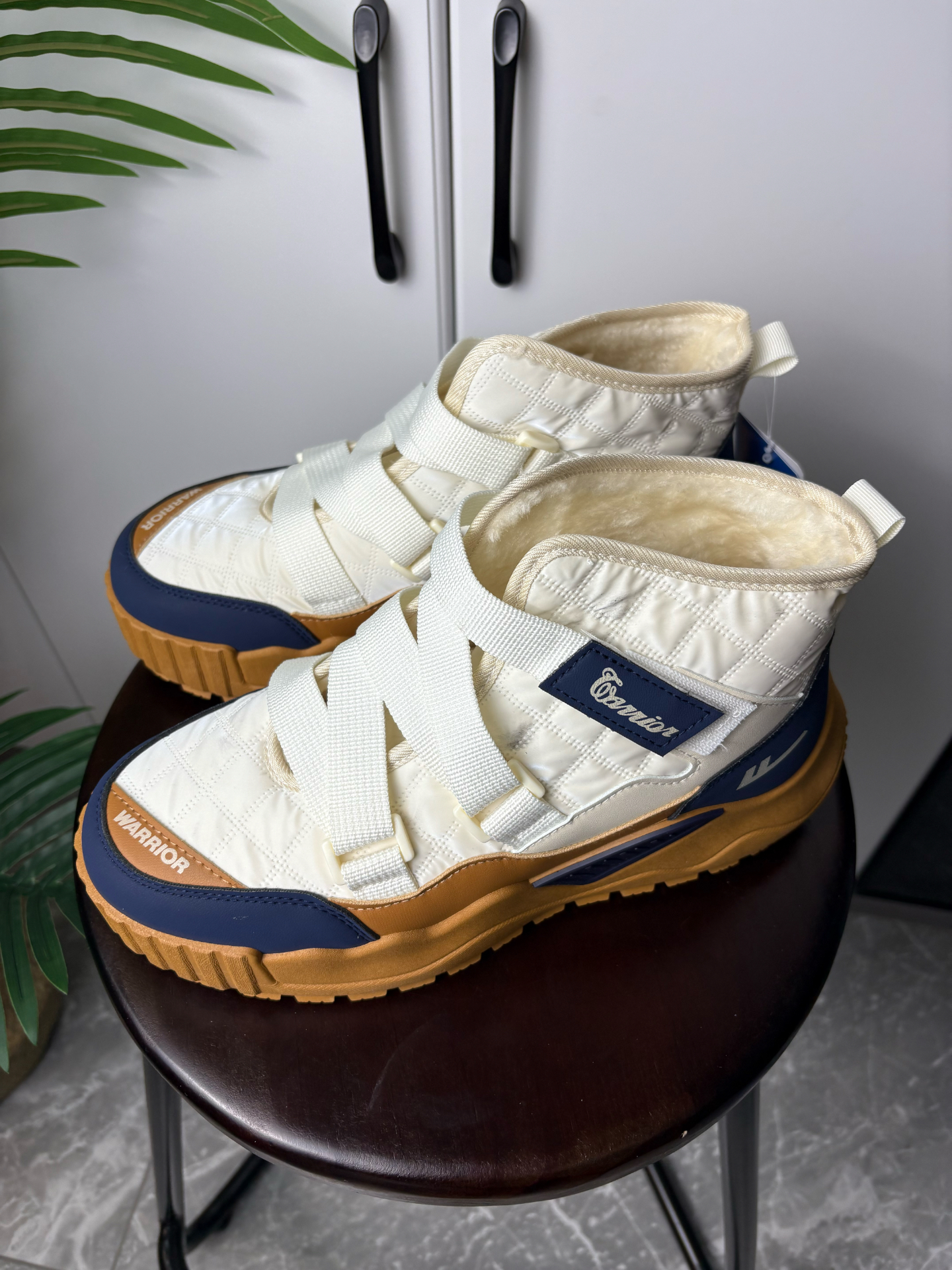 custom review-Warrior Теплоизоляционные Аbrasion-Resistant Slip-Resistant Короткие Сноубутсы Мужские Бежевый Темно-Синий Хаки