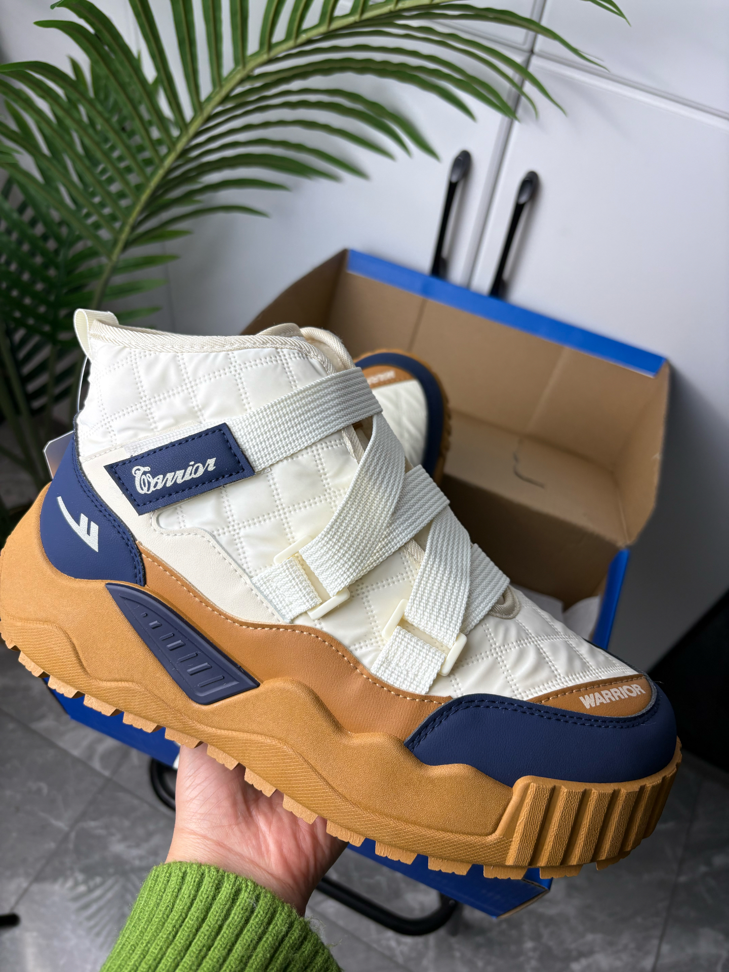 custom review-Warrior Теплоизоляционные Аbrasion-Resistant Slip-Resistant Короткие Сноубутсы Мужские Бежевый Темно-Синий Хаки