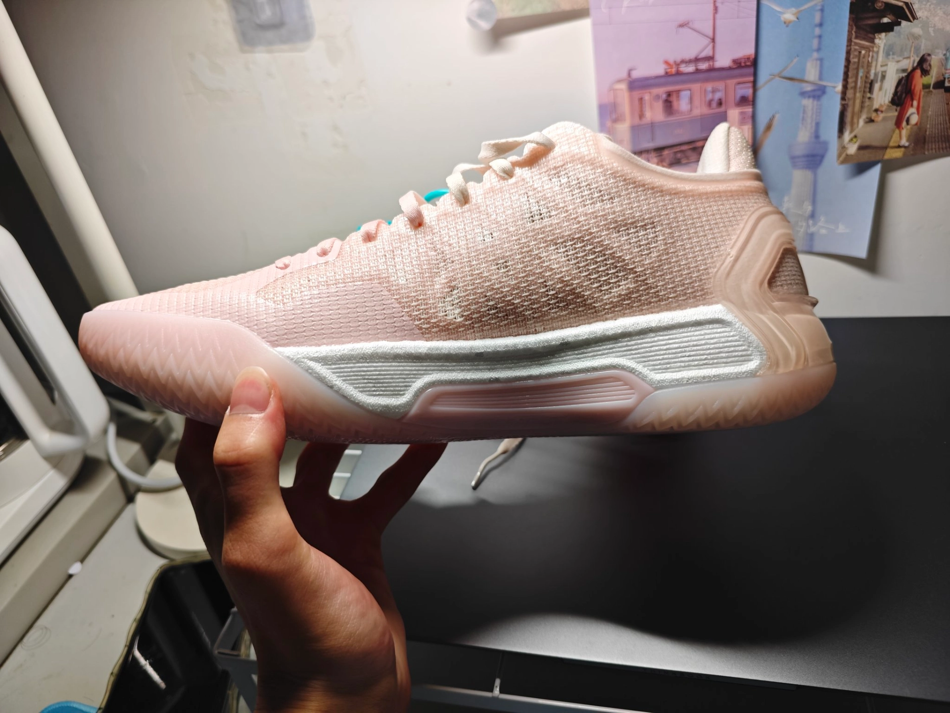 custom review-LiNing Blade 4V2 Cushioning Slip Resistant Support Lightweight Rebound Low top Basketball Shoes Men's Pink