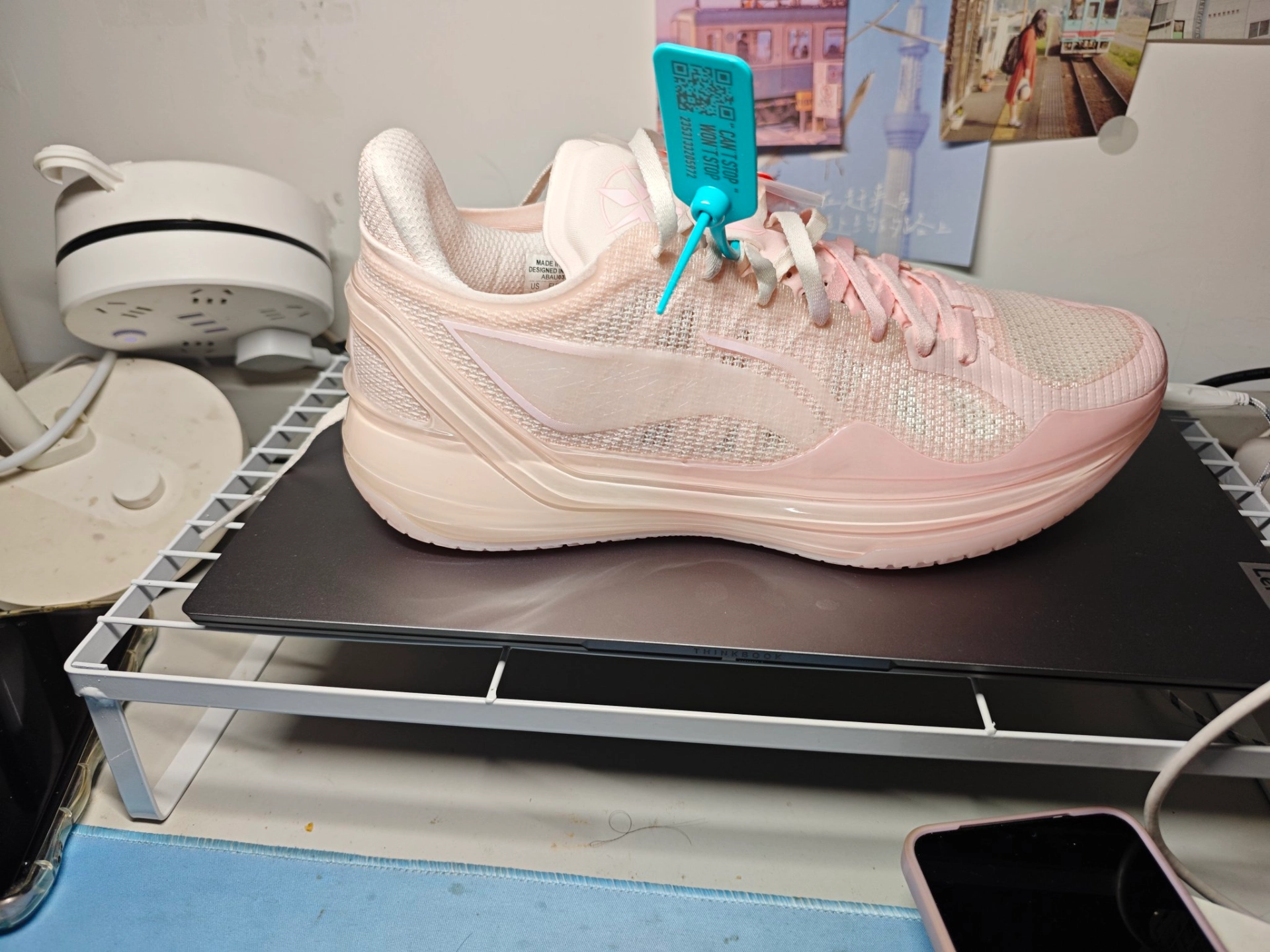 custom review-LiNing Blade 4V2 Cushioning Slip Resistant Support Lightweight Rebound Low top Basketball Shoes Men's Pink