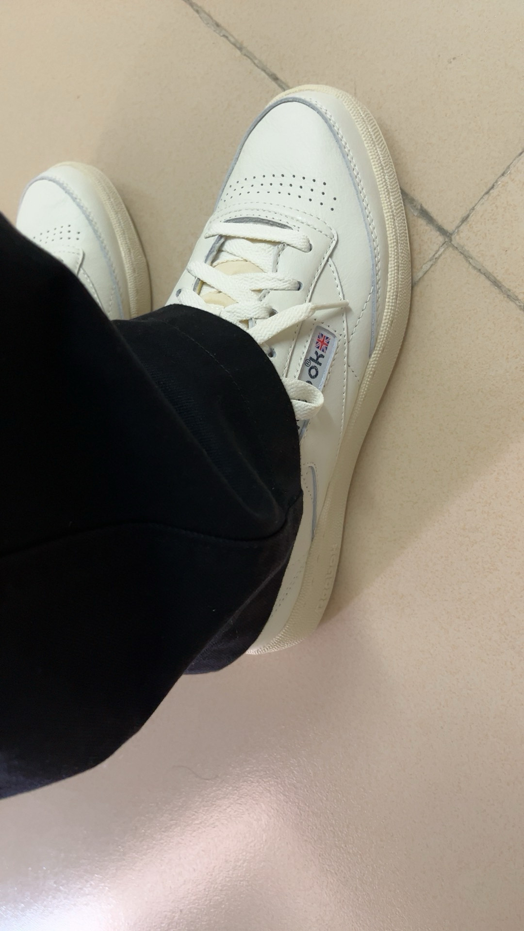 custom review-Reebok CLUB C 85 VINTAGE Устойчивые к истиранию низкие скейтборд-кроссовки унисекс бежевые