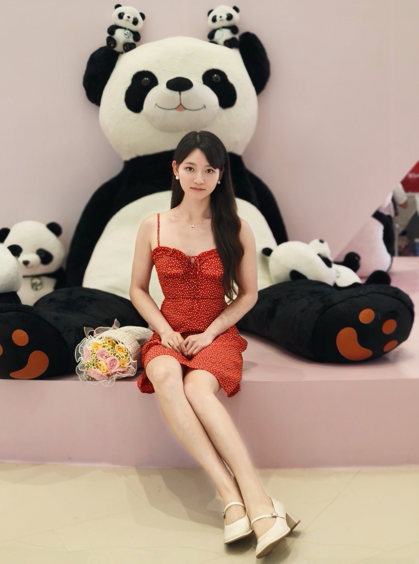 custom review-PRINCESS POLLY Love Birds Мини Платье Слип Платье Женское Красное