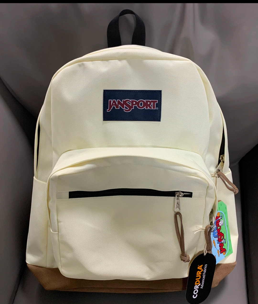 custom review-JanSport Полиэстер Рюкзак Стандартный (Стандартный) Унисекс Экрю