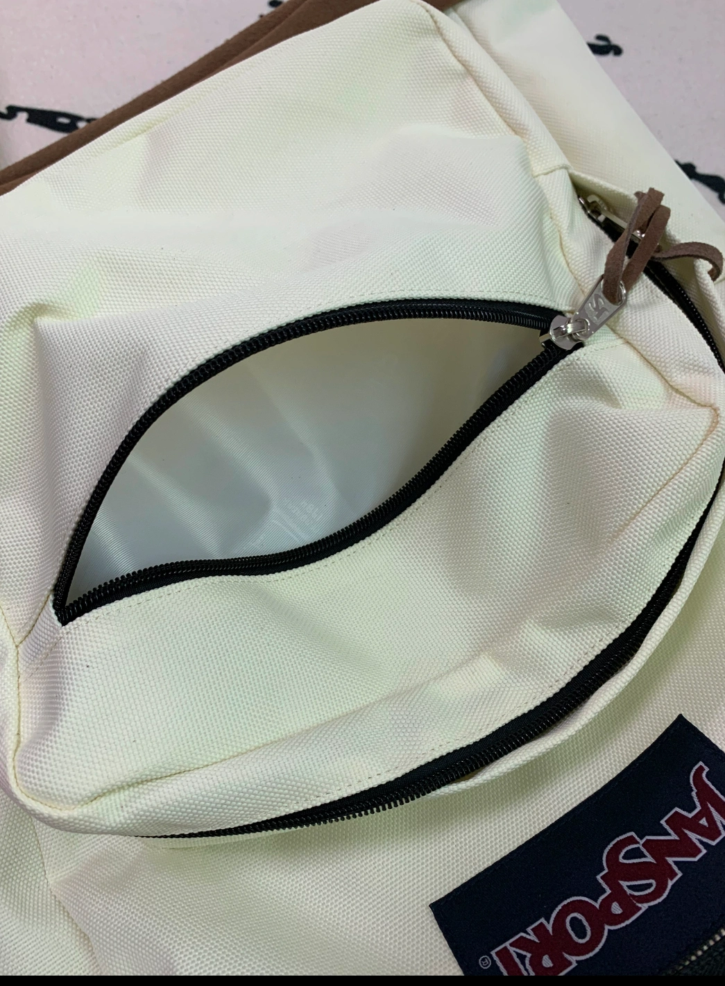 custom review-JanSport Полиэстер Рюкзак Стандартный (Стандартный) Унисекс Экрю