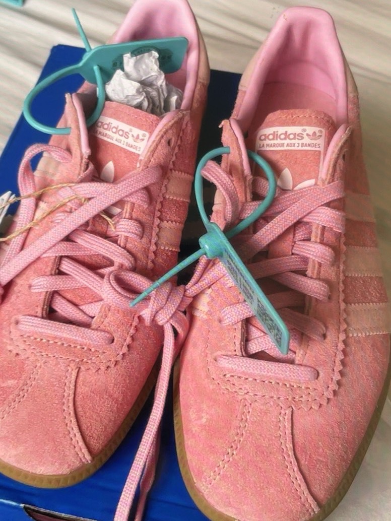 custom review-Adidas Originals Bermuda Устойчивые к истиранию низкие скейтборд-кроссовки унисекс розовые