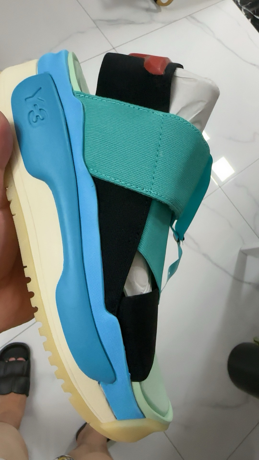 custom review-Y 3 Hokori Сандалии Стильные Сандалии Унисекс Синий Черный