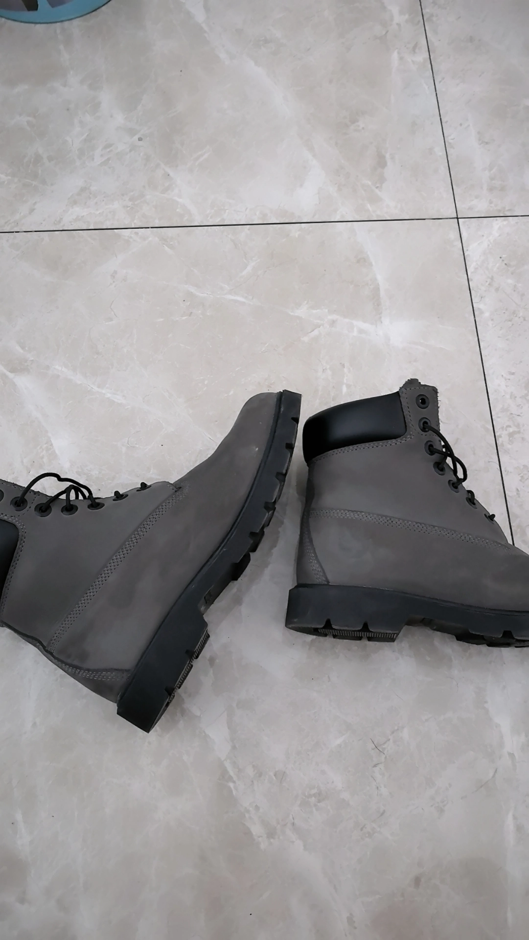 custom review-Timberland Высокий Топ Уличная Обувь Мужская Серый Широкая Подошва