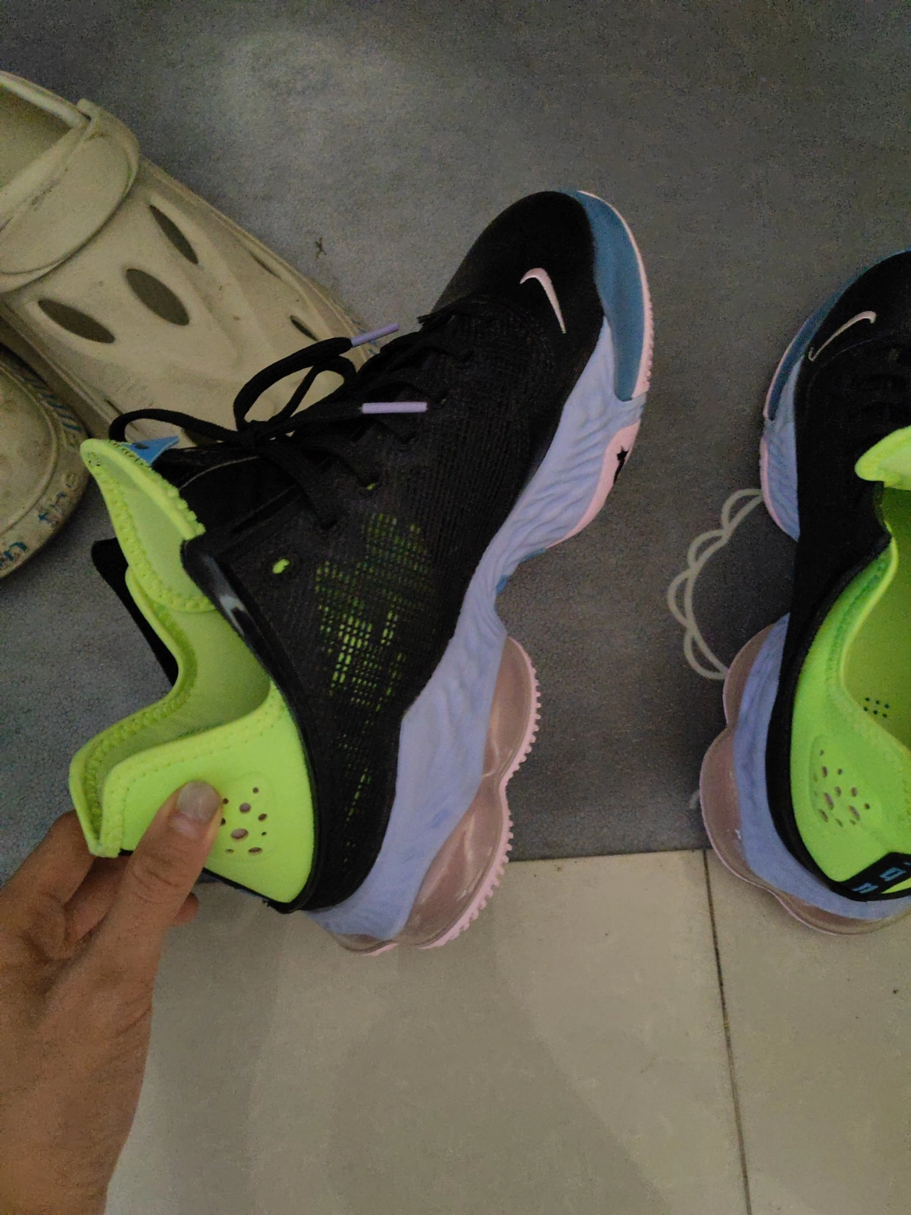 custom review-Nike Lebron 19 Low LeBron EP 19 Low Топ Баскетбольные кроссовки Унисекс Черный Зеленый