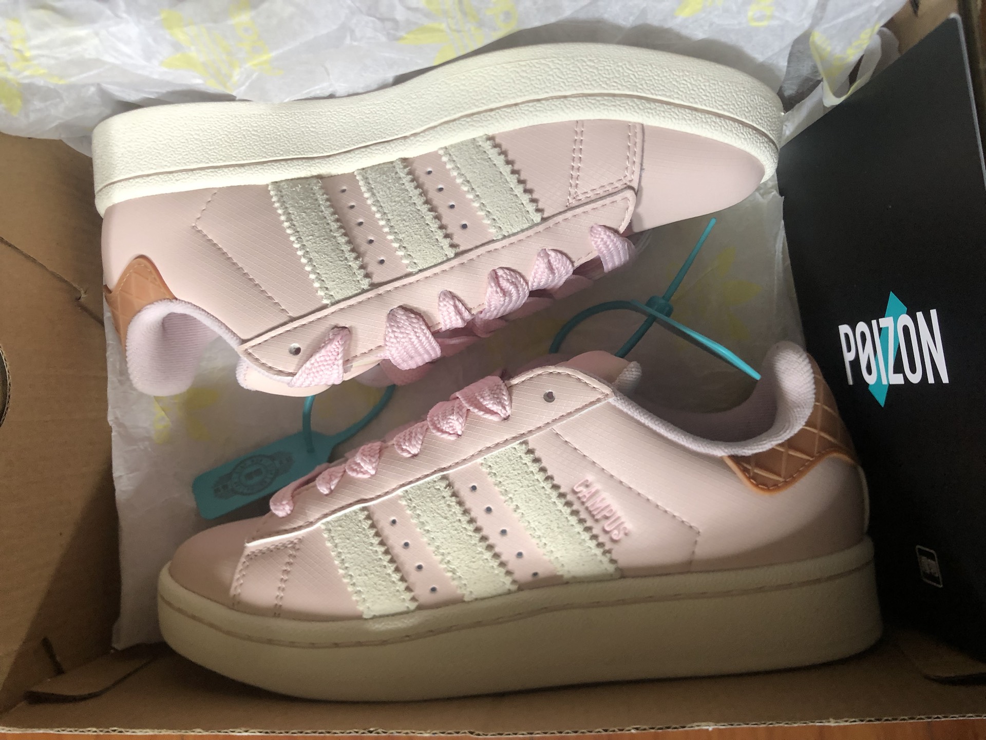 custom review-adidas originals Campus 00s 'Pink White' Women's