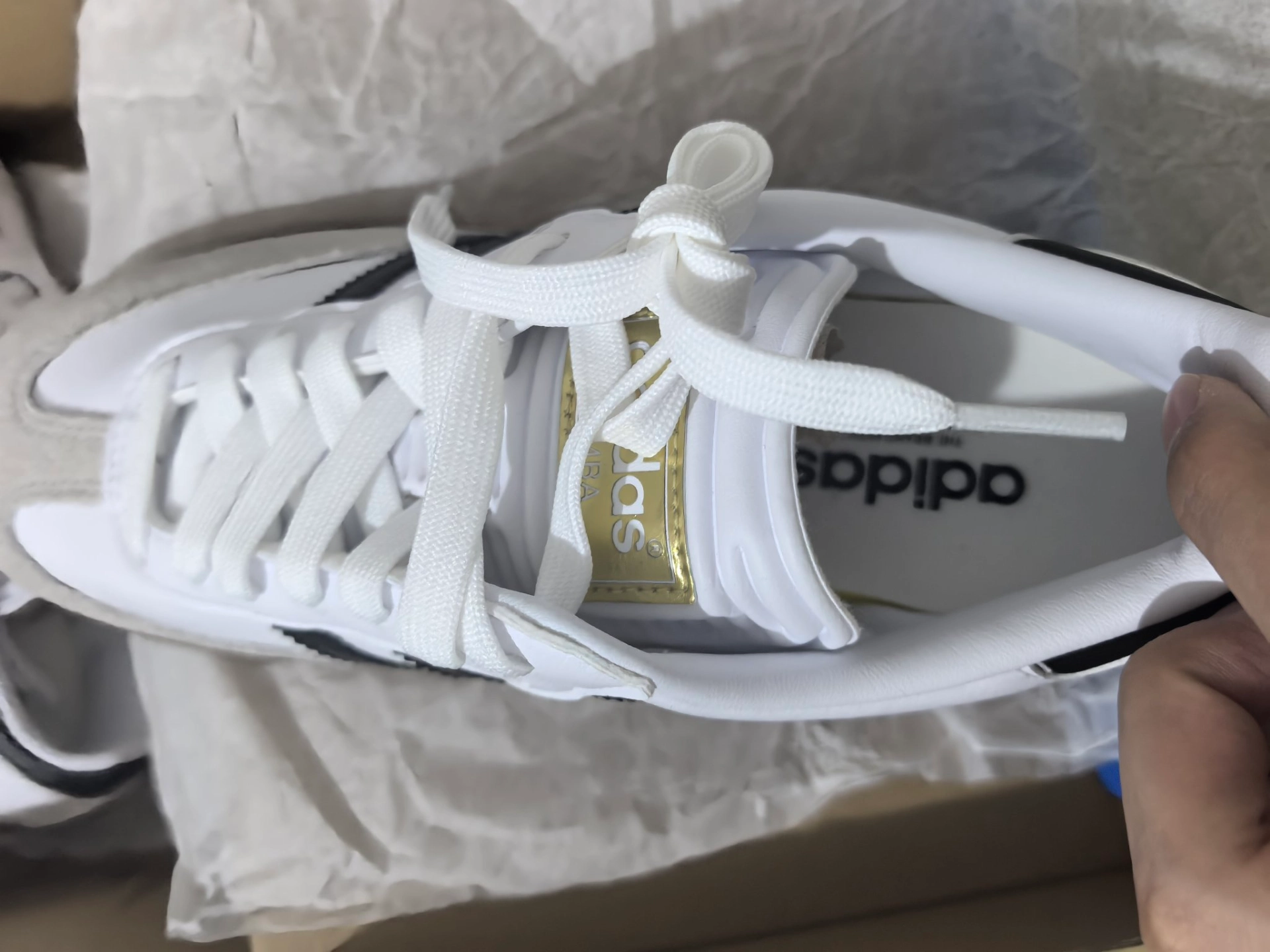 custom review-Adidas Samba Устойчивая к истиранию Низкая Обувь для гольфа Унисекс Белый Черный