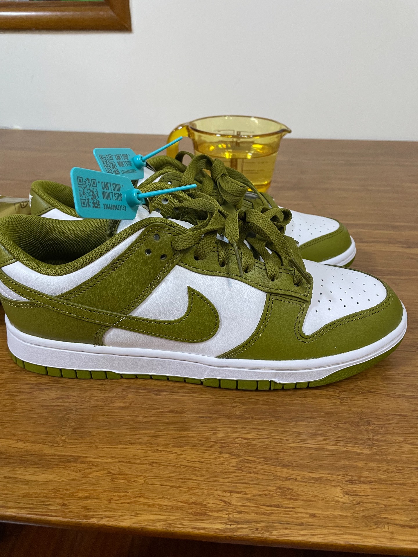 custom review-Nike Dunk 'Тихоокеанский Лесной мшистый' Slip-resistant Abrasion-resistant Low Top Скейтборд Кроссовки Мужские Зеленый Белый