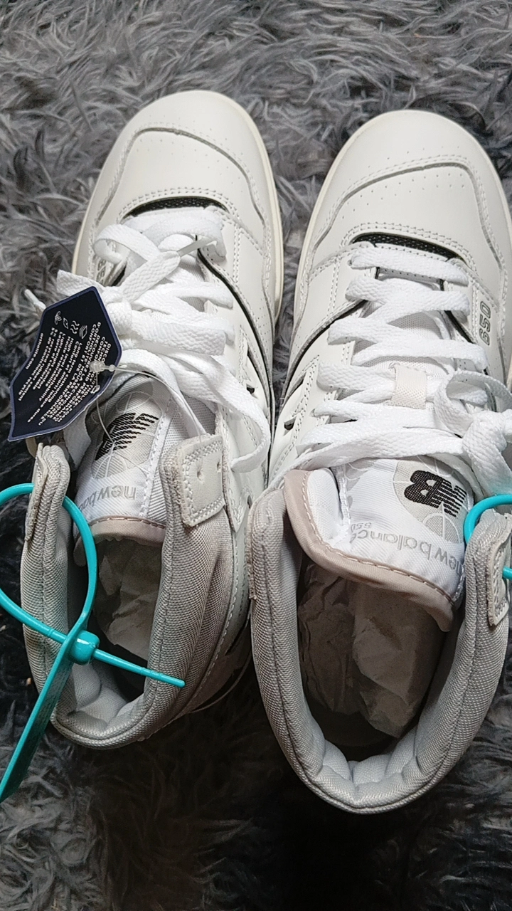 custom review-New Balance NB 650 Series MID Топ Винтажные Баскетбольные Кроссовки Унисекс Белый Серый