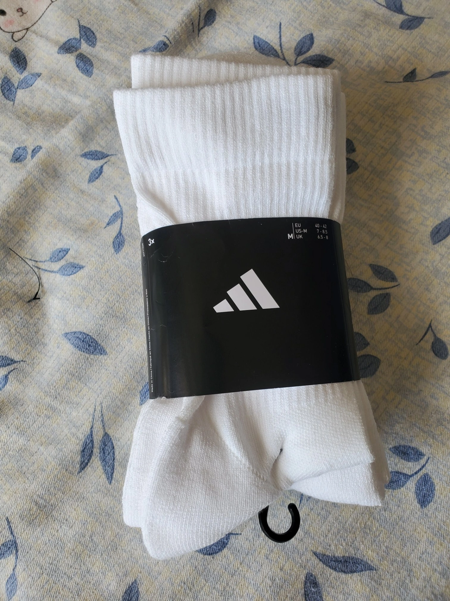 阿迪达斯 运动袜 三双装