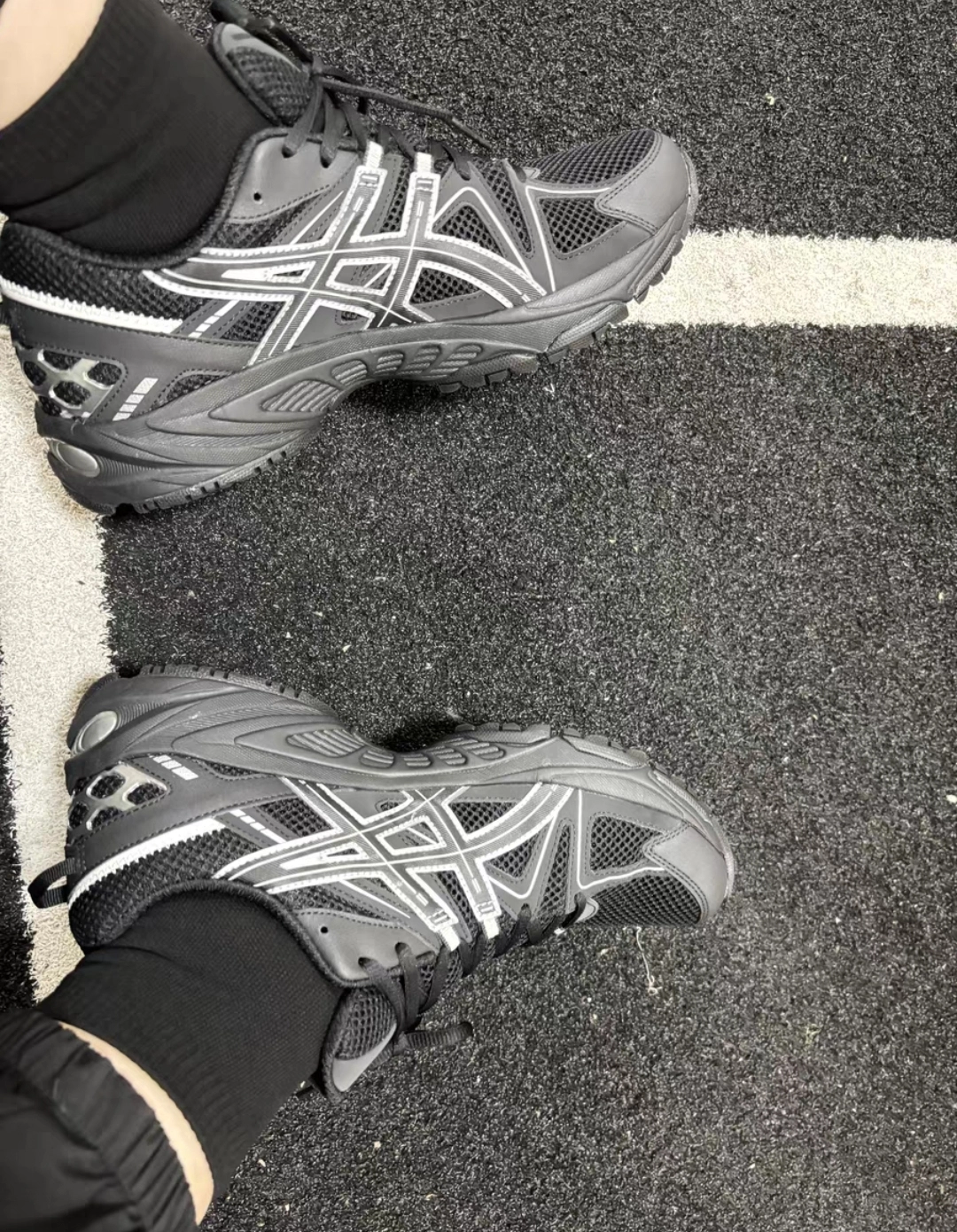 custom review-Asics Gel Nandi SP V Удобные устойчивые к истиранию дышащие высокие беговые кроссовки унисекс лаймово-серый