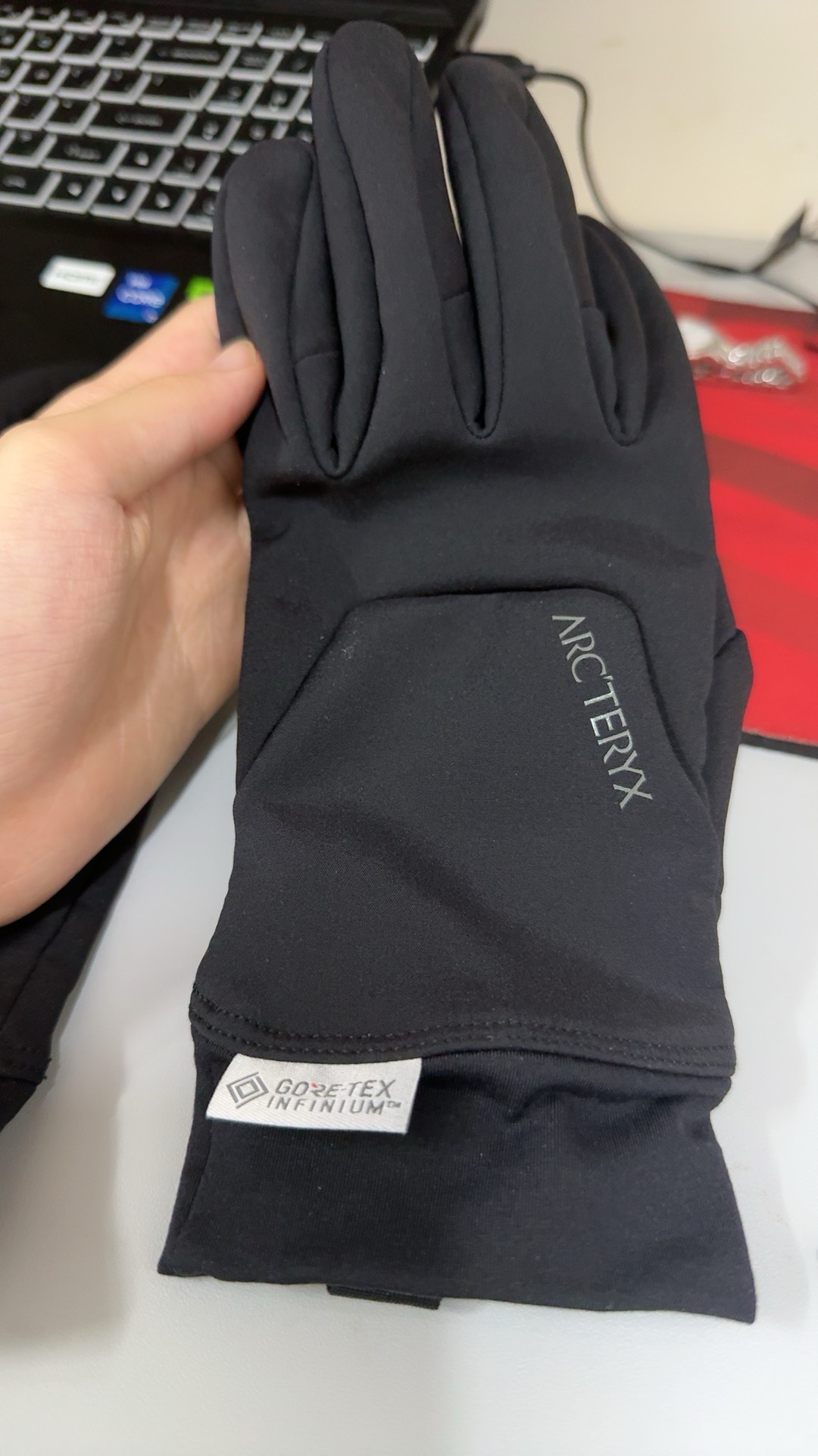 custom review-Arcteryx Вязаные перчатки унисекс черные