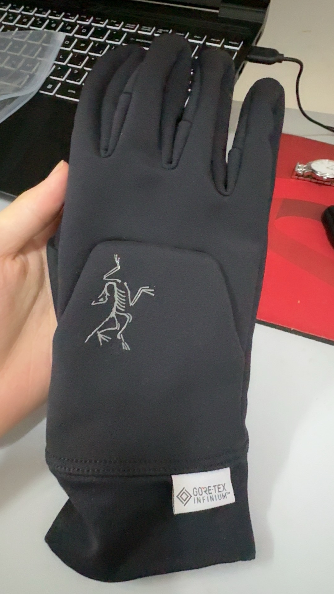 custom review-Arcteryx Вязаные перчатки унисекс черные