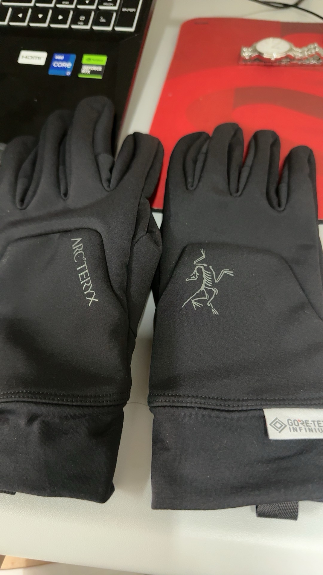custom review-Arcteryx Вязаные перчатки унисекс черные