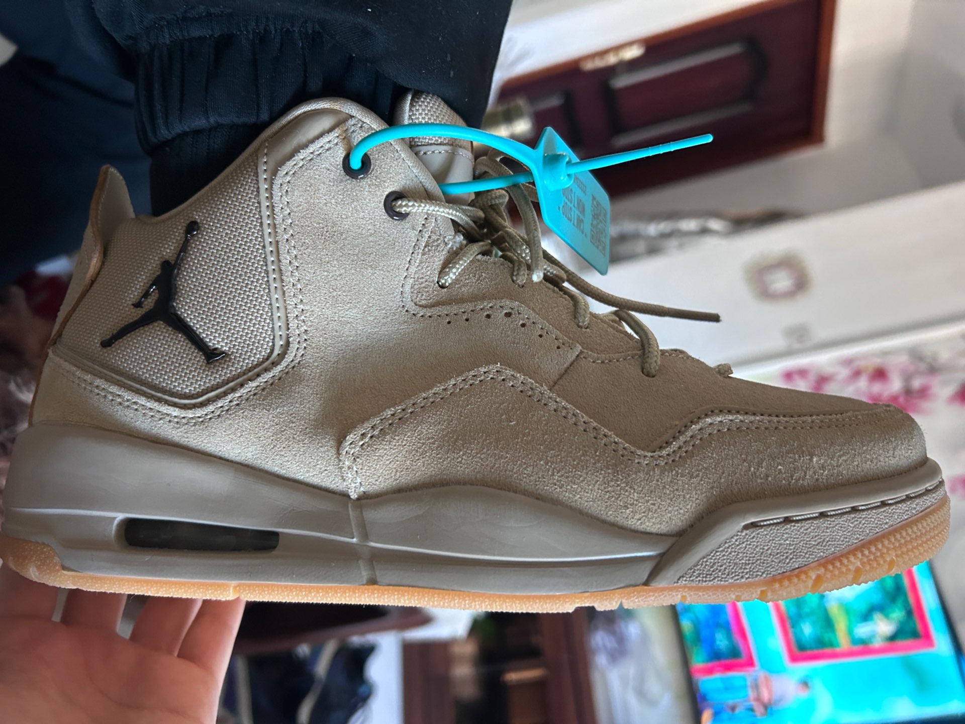 custom review-Jordan Courtside 23 MID Топ Винтажные Баскетбольные Кроссовки Мужские Коричневые