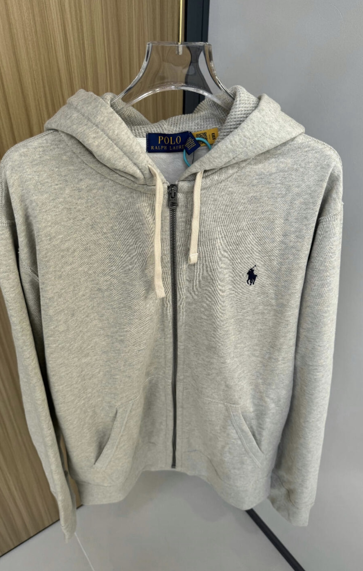 custom review-Polo Ralph Lauren SS22 Толстовка Мужской Светло-Серый