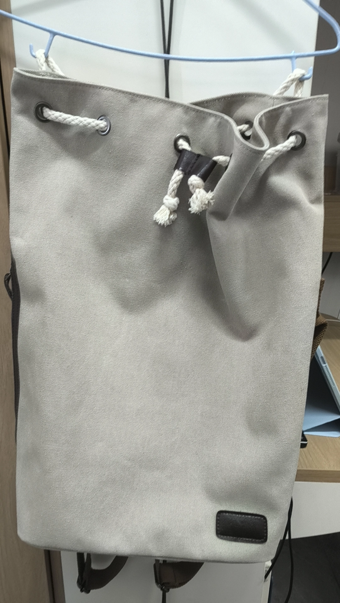 custom review-FEO Стираемый Холст Рюкзак Унисекс Черный Светло-Серый Хаки