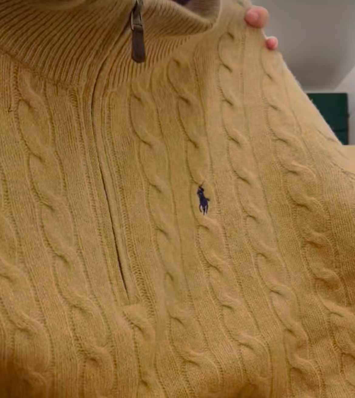 custom review-Polo Ralph Lauren FW22 Кашемировый свитер мужской