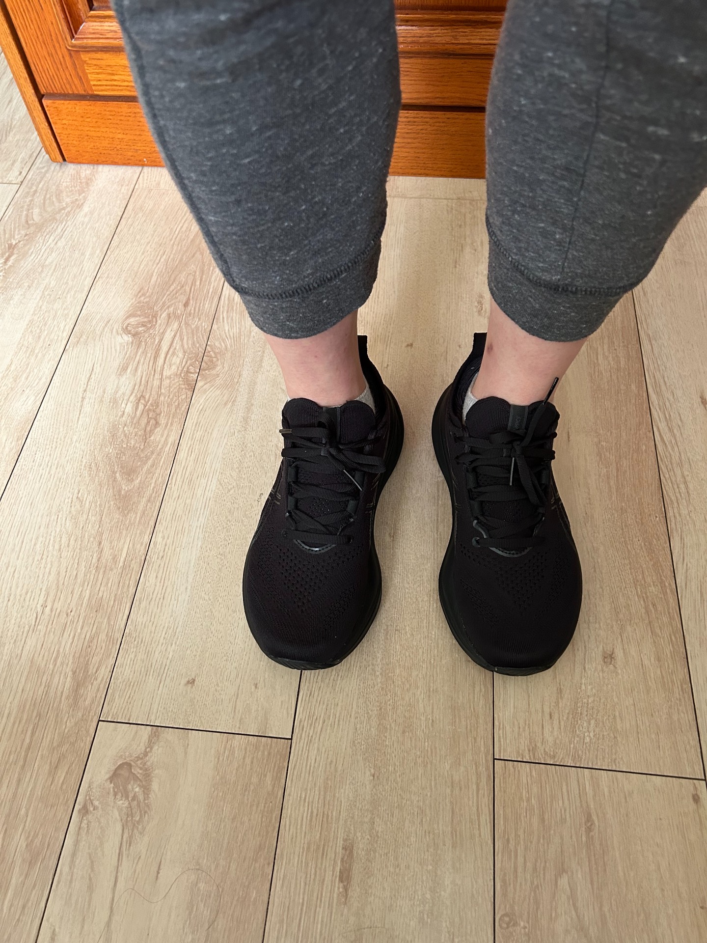 custom review-ASICS Гель Nimbus 26 Устойчивый к истиранию Дышащий Низкий Топ Повседневные Беговые Кроссовки Женские Чисто Черные