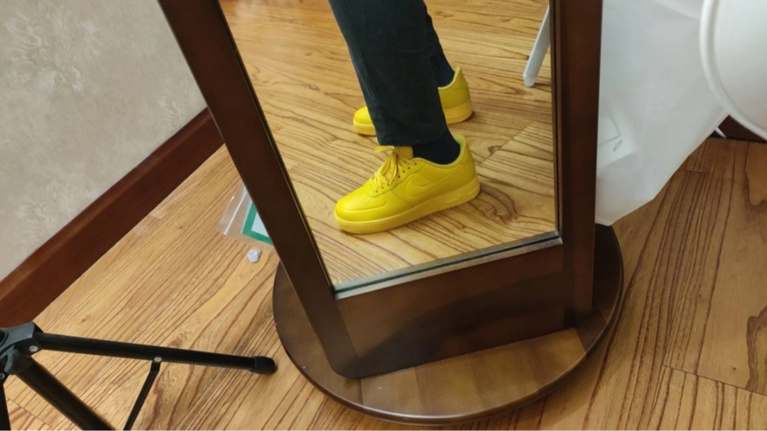 custom review-Nike Air Force 1 Low Топ Скейтборд Кроссовки Мужские Желтые