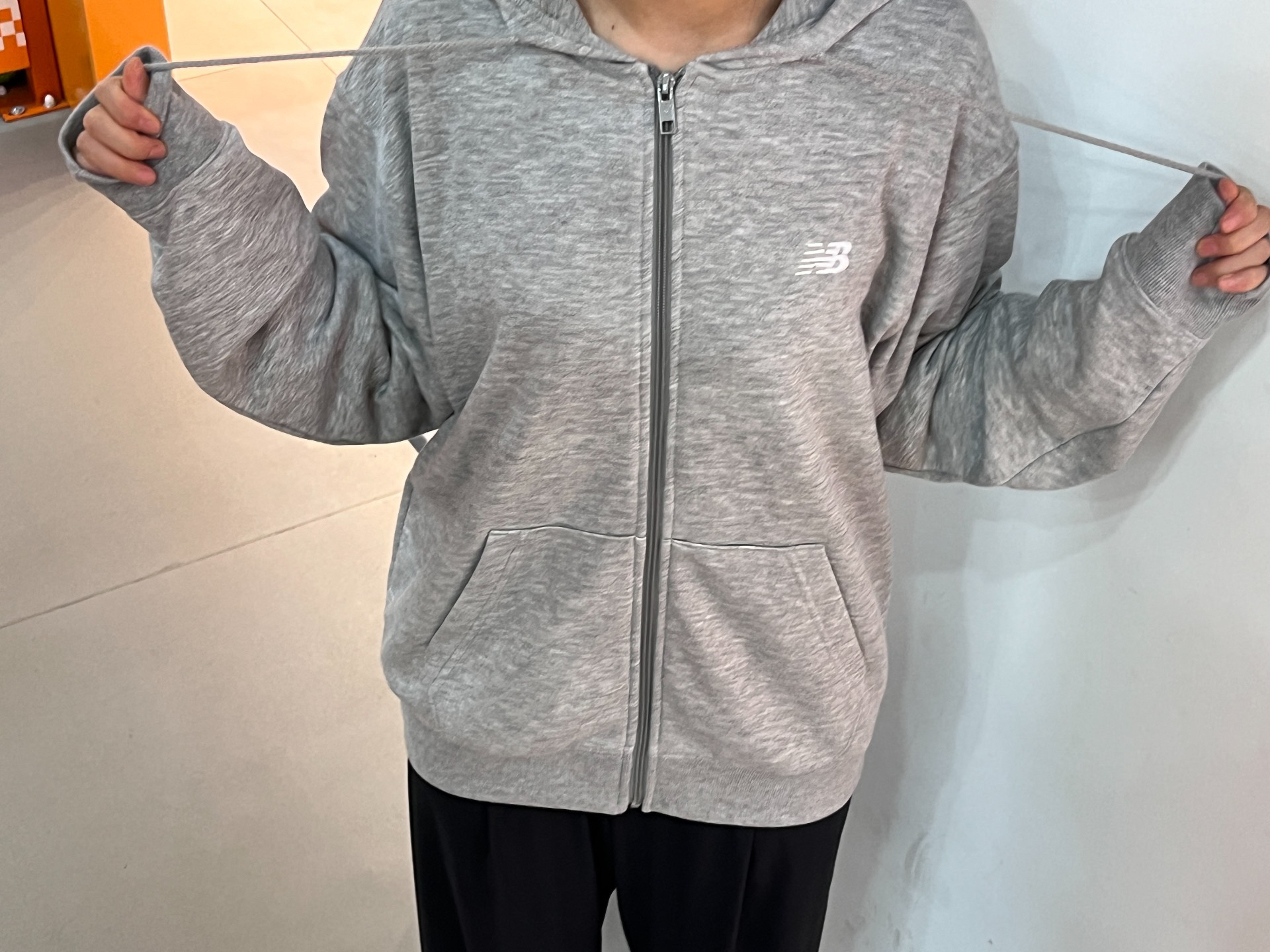 custom review-New Balance 1906 Sport Essentials Логотип French Terry Full Zip Толстовка Мужской Серый