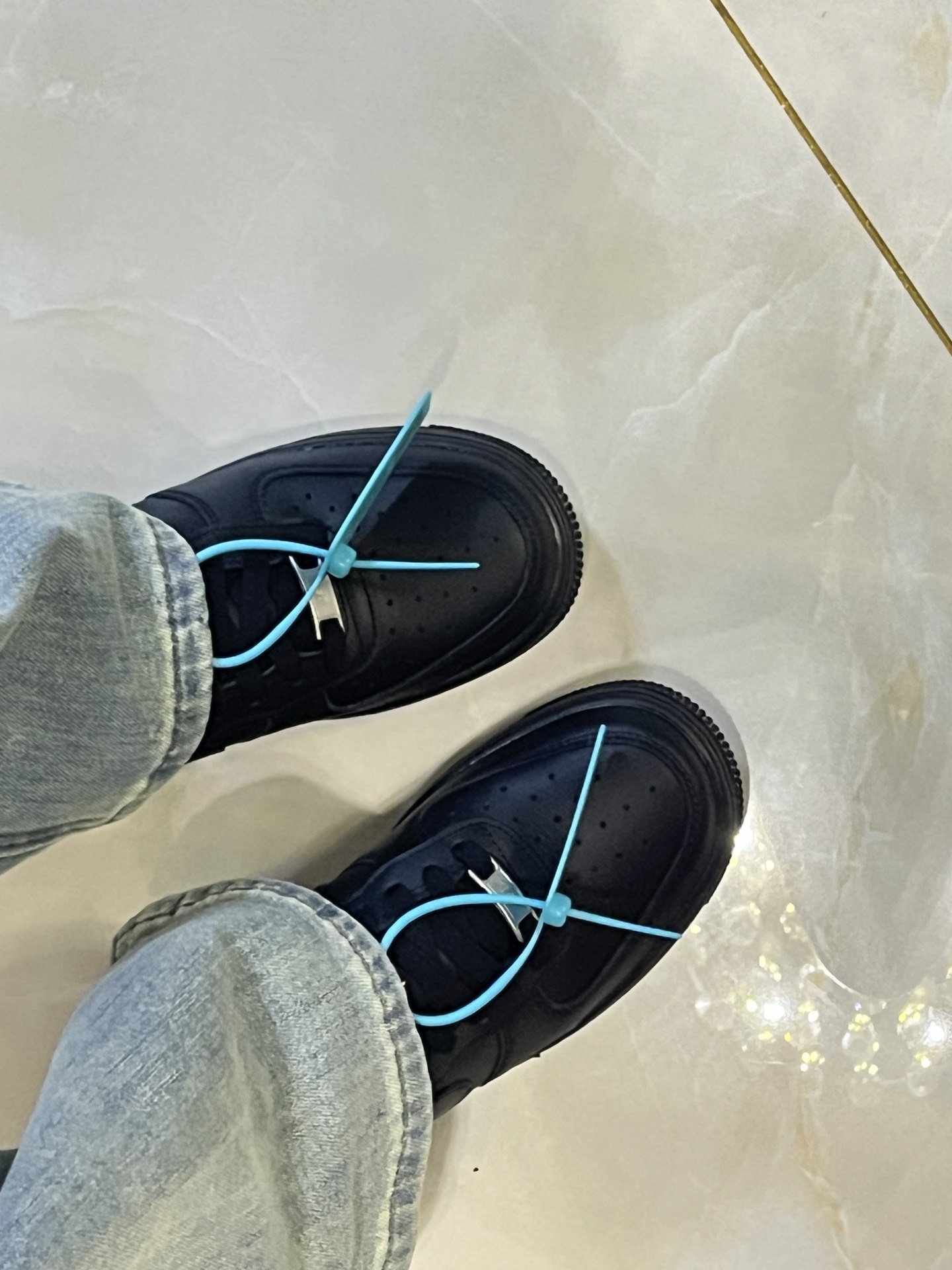 custom review-Nike Air Force 1 Low Топ Скейтборд Кроссовки Женские Чисто Черные