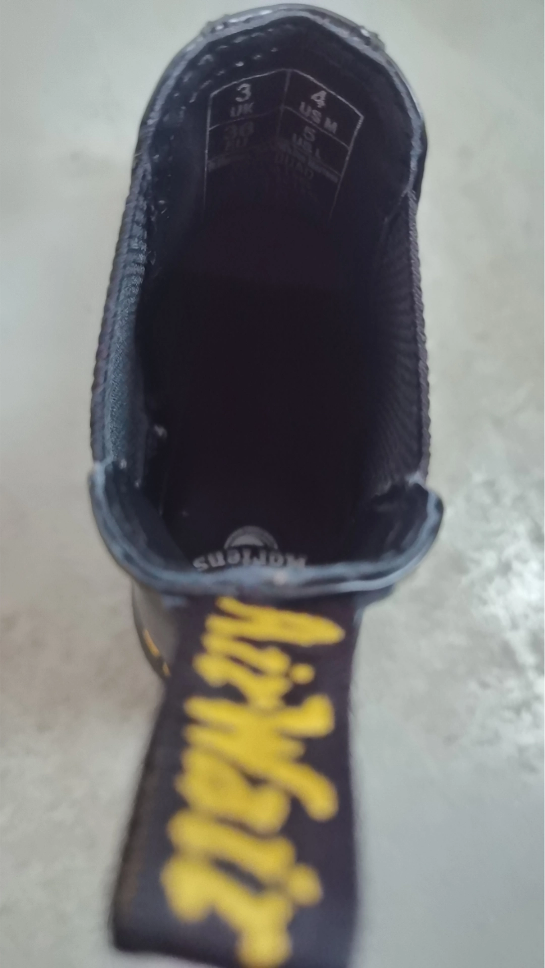 custom review-Dr.Martens Quad Кожа Платформа Челси Кожа Короткий Мартин Ботинок Унисекс Черный