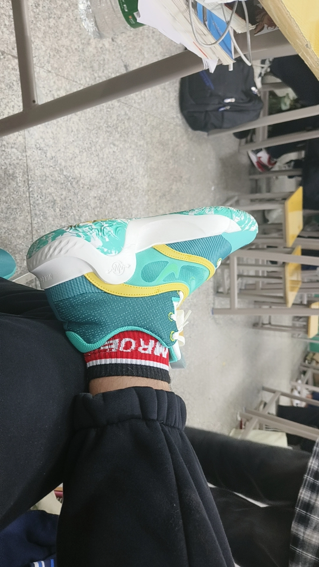 custom review-Nike KD Trey 5 X Цвет KD EP Амортизация Износостойкий MID Топ Баскетбольные кроссовки Мужской Зеленый