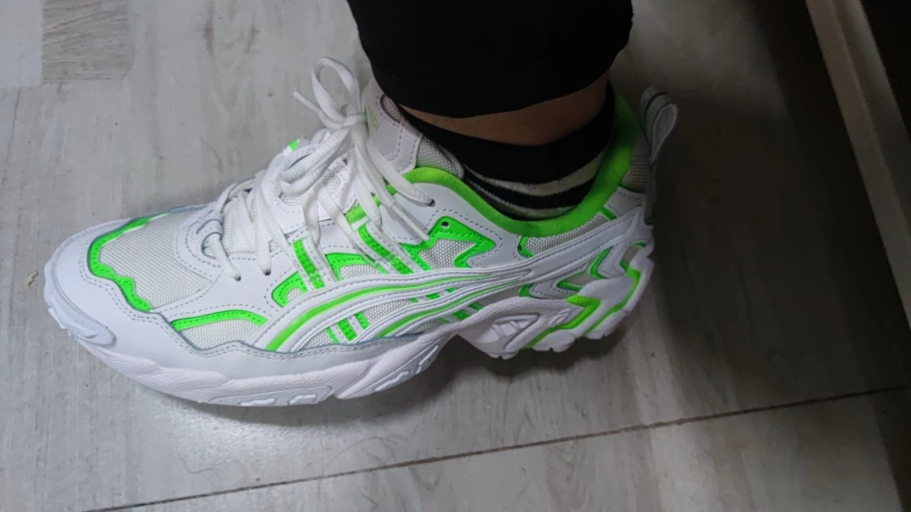 custom review-Asics Gel Nandi1 Low Top Повседневная обувь Унисекс Белый Зеленый