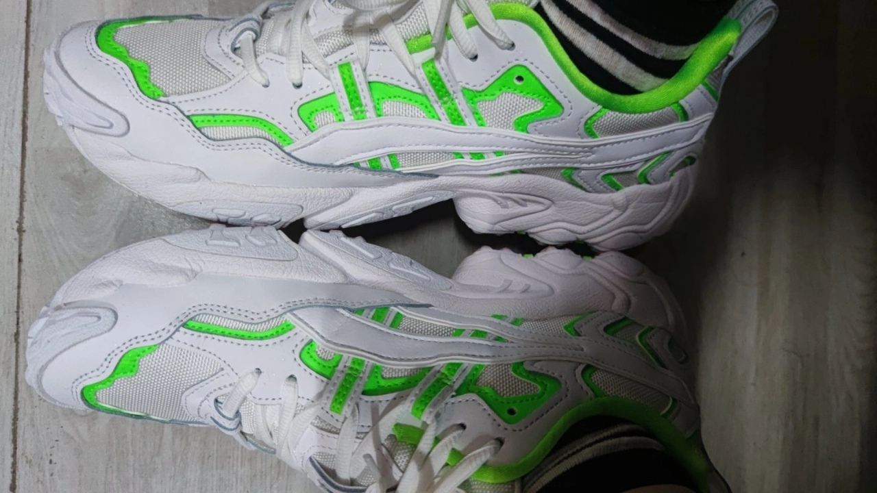 custom review-Asics Gel Nandi1 Low Top Повседневная обувь Унисекс Белый Зеленый