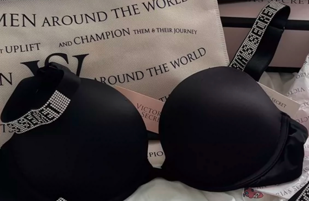 custom review-Бюстгальтер Victoria's Secret коробка женский черный