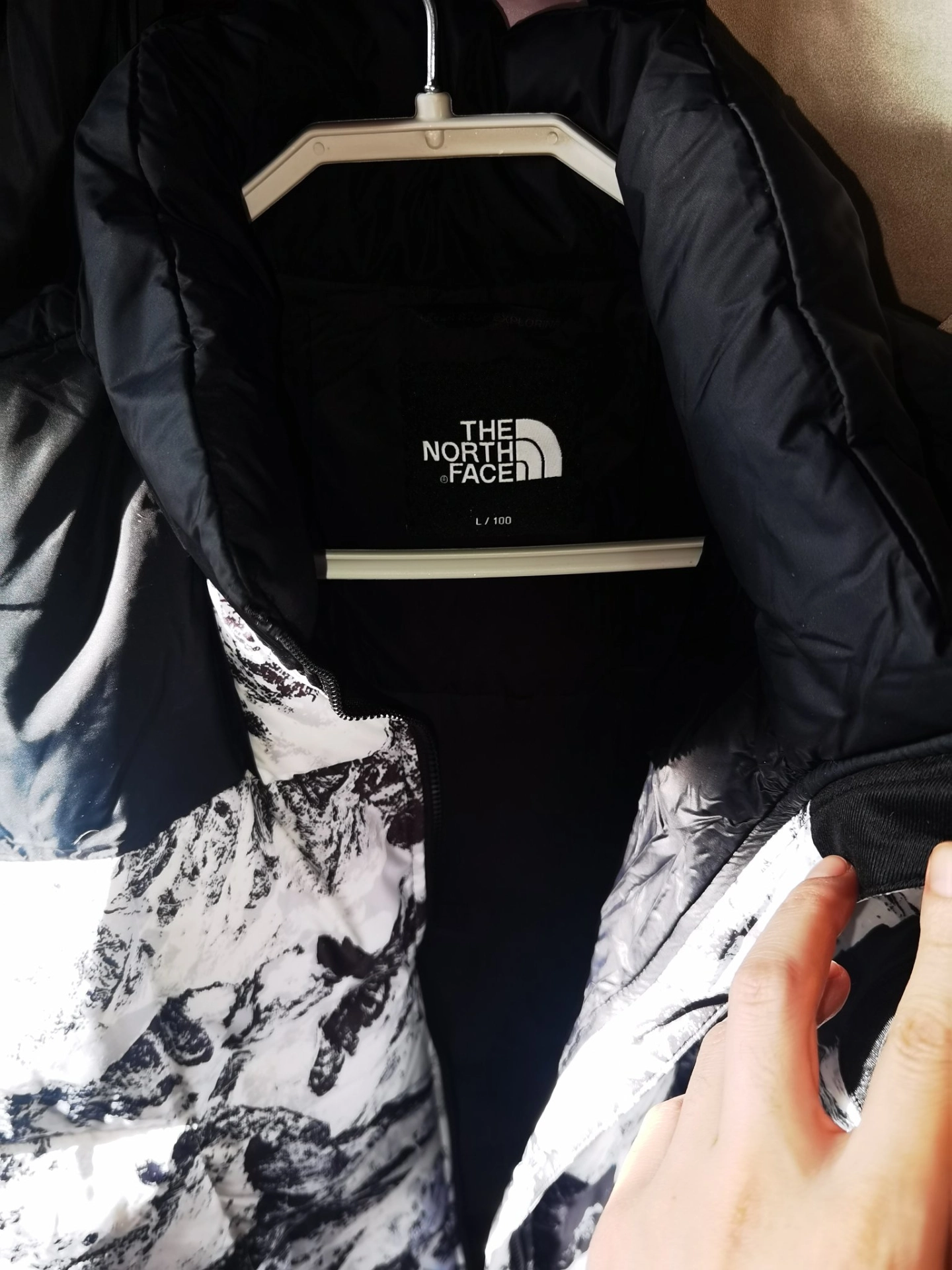 custom review-THE NORTH FACE Lhotse Пуховик Зимний Унисекс Снежная Гора Белый