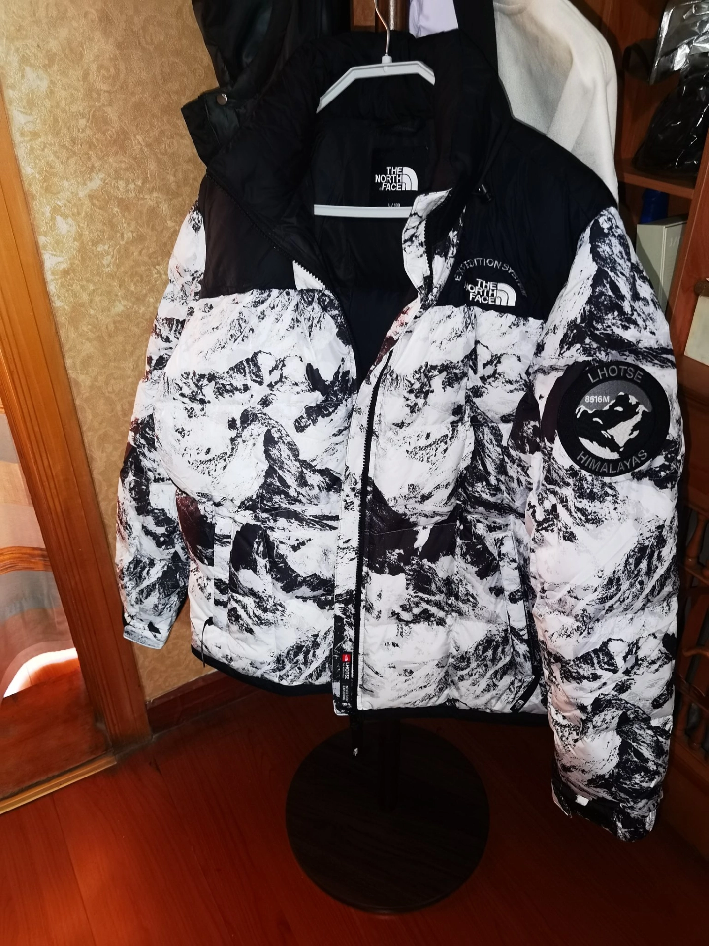 custom review-THE NORTH FACE Lhotse Пуховик Зимний Унисекс Снежная Гора Белый