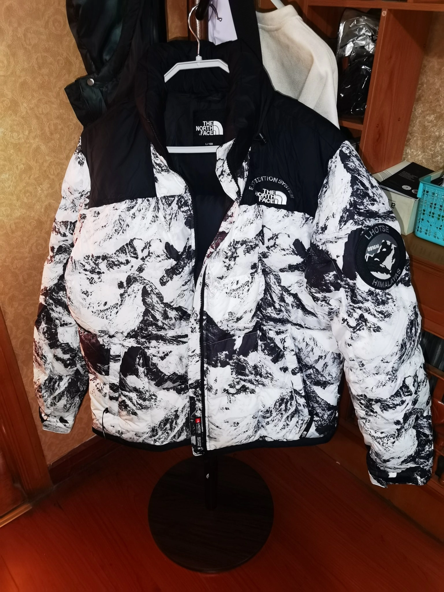 custom review-THE NORTH FACE Lhotse Пуховик Зимний Унисекс Снежная Гора Белый